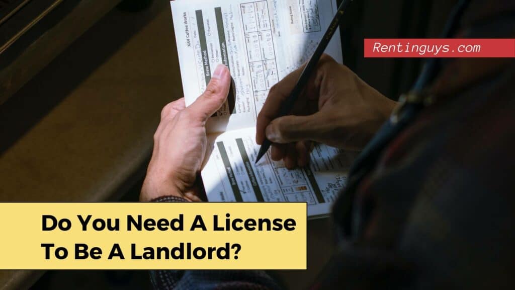 Do you need a license to be a landlord