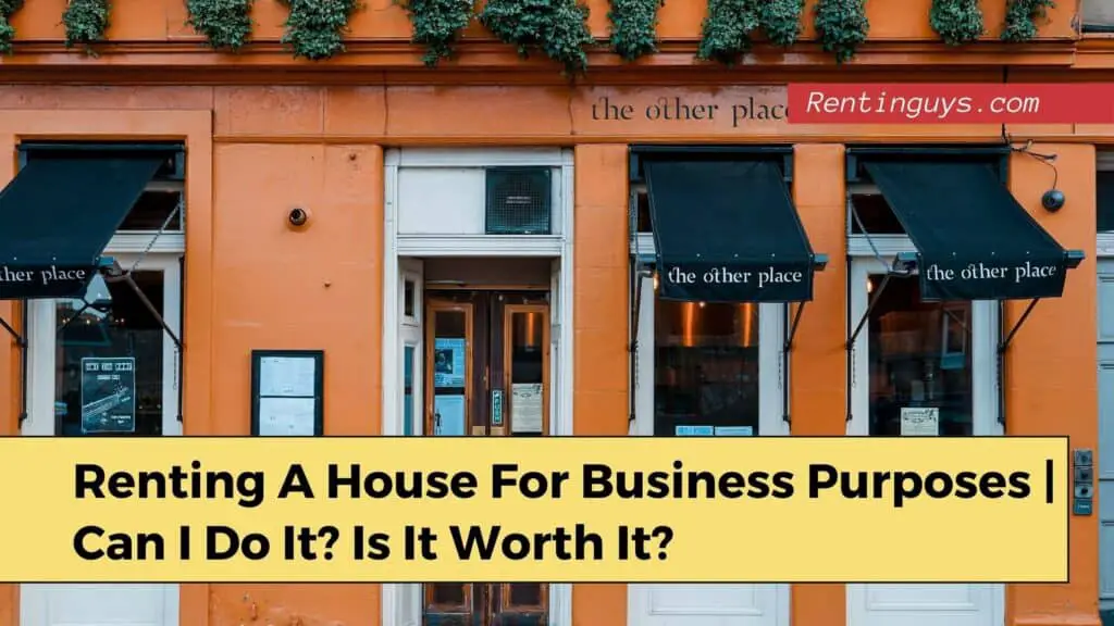 Renting An Apartment For Business Purposes