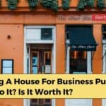Renting a house for business purposes